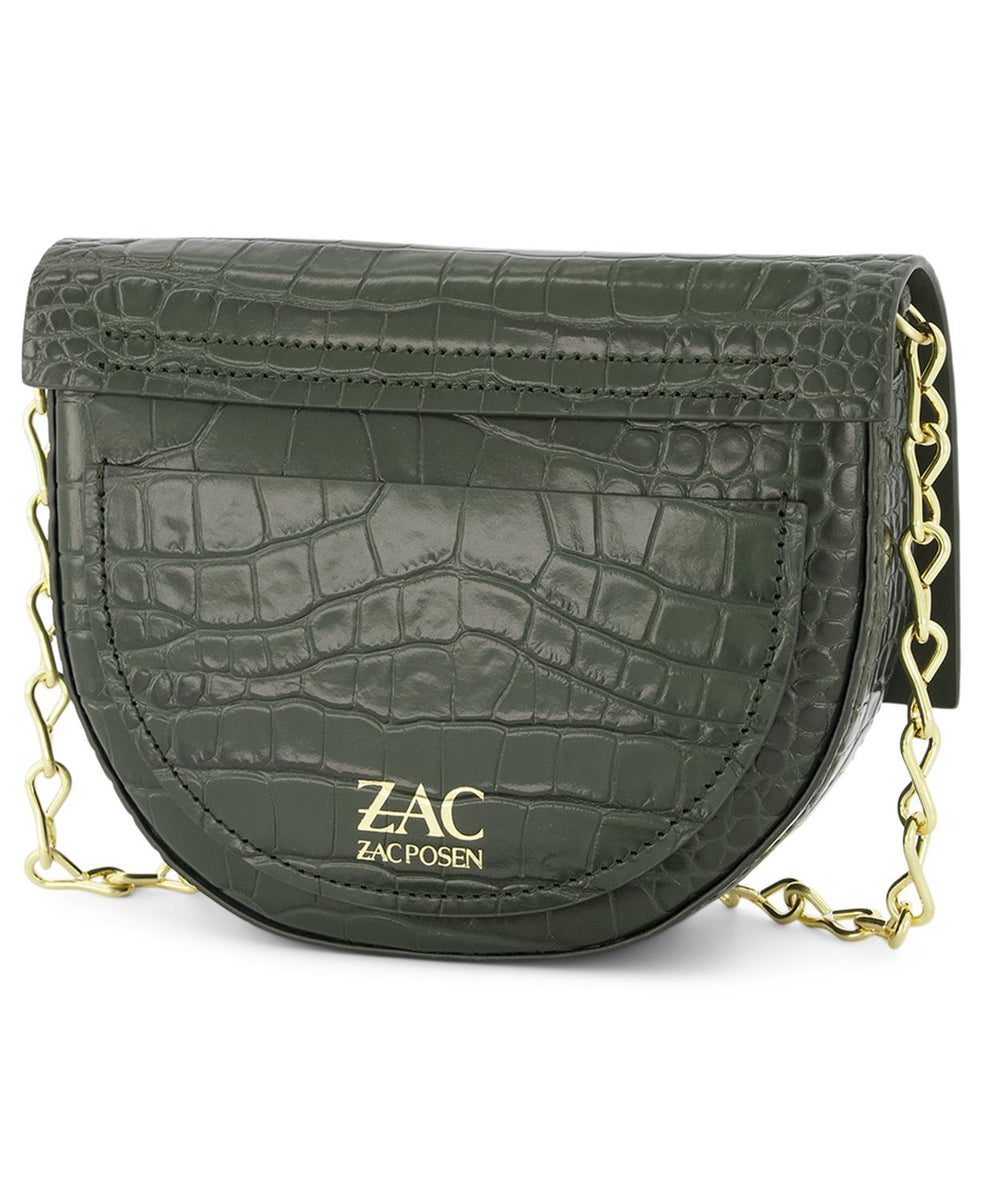 Green Belay Saddle Crossbody Bag by ZAC Zac Posen Handbags for $20