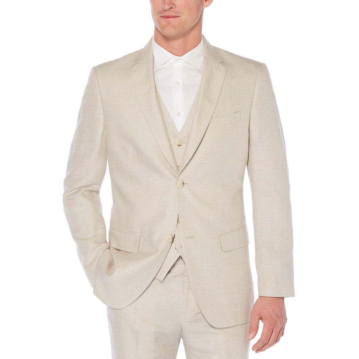 Linen Cotton Herringbone Suit Jacket – Lord & Taylor