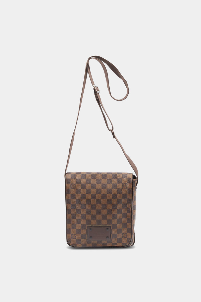 Louis Vuitton Brooklyn PM Damier Ebene Crossbody Bag in Brown | Lord & Taylor