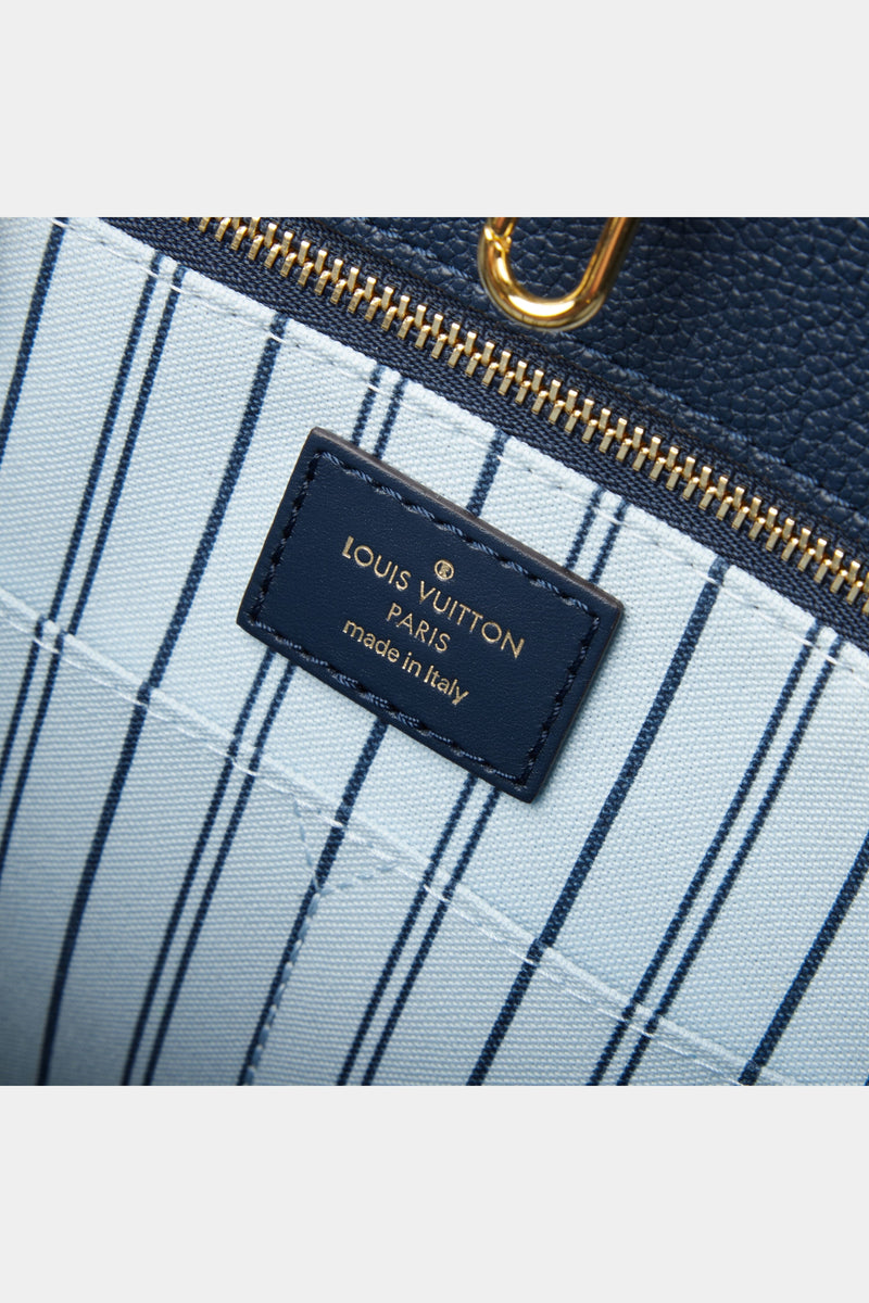 Louis Vuitton Raffia Onthego GM Tote Bag M57644 Hand Shoulder Monogram Auth  New