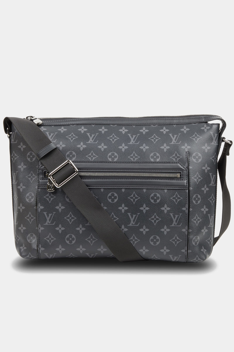 Louis Vuitton Odyssey Monogram Eclipse Canvas Messenger Bag on SALE