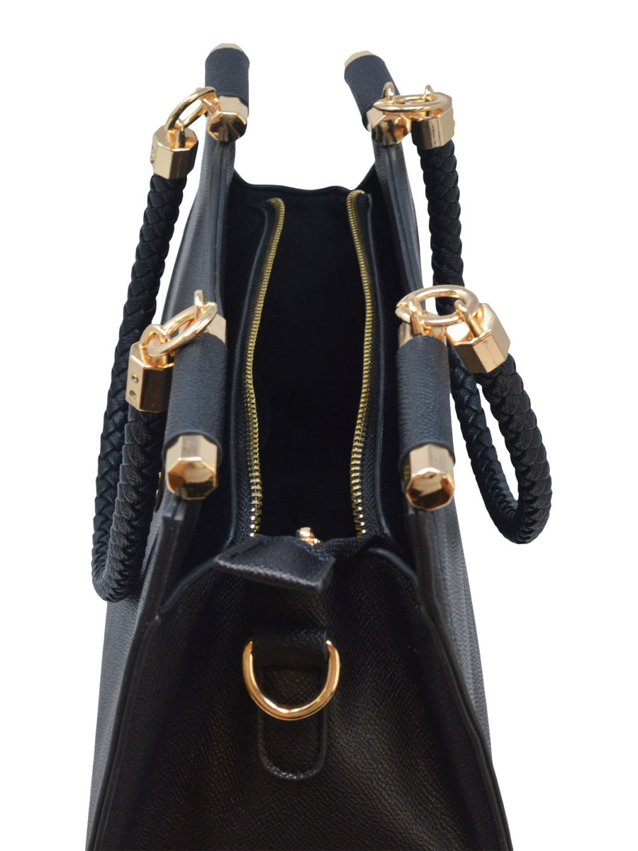 Designer Luxe For Less Handbags Bebe Kate Faux Leather Shopper Bag