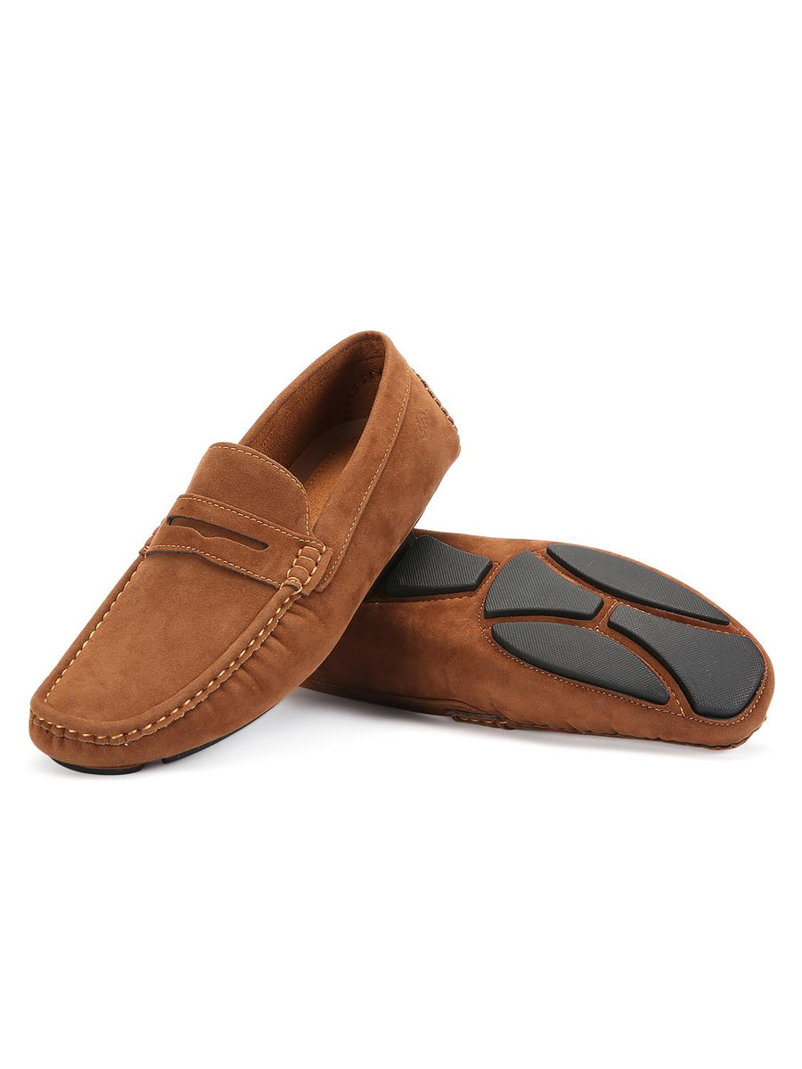 Mio Marino Men's Comfortable Suede Casual Loafers