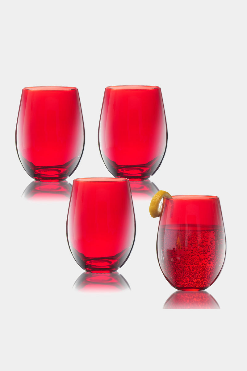 Eternal Night 2 - Piece 19oz. Glass Drinking Glass Glassware Set