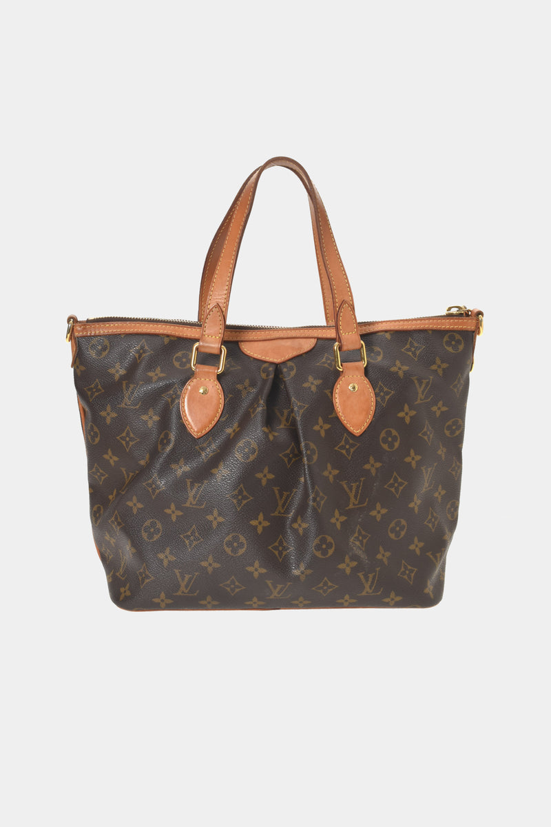 Vint LOUIS VUITTON Palermo GM Monogram Tote Shoulder Bag, Luggage