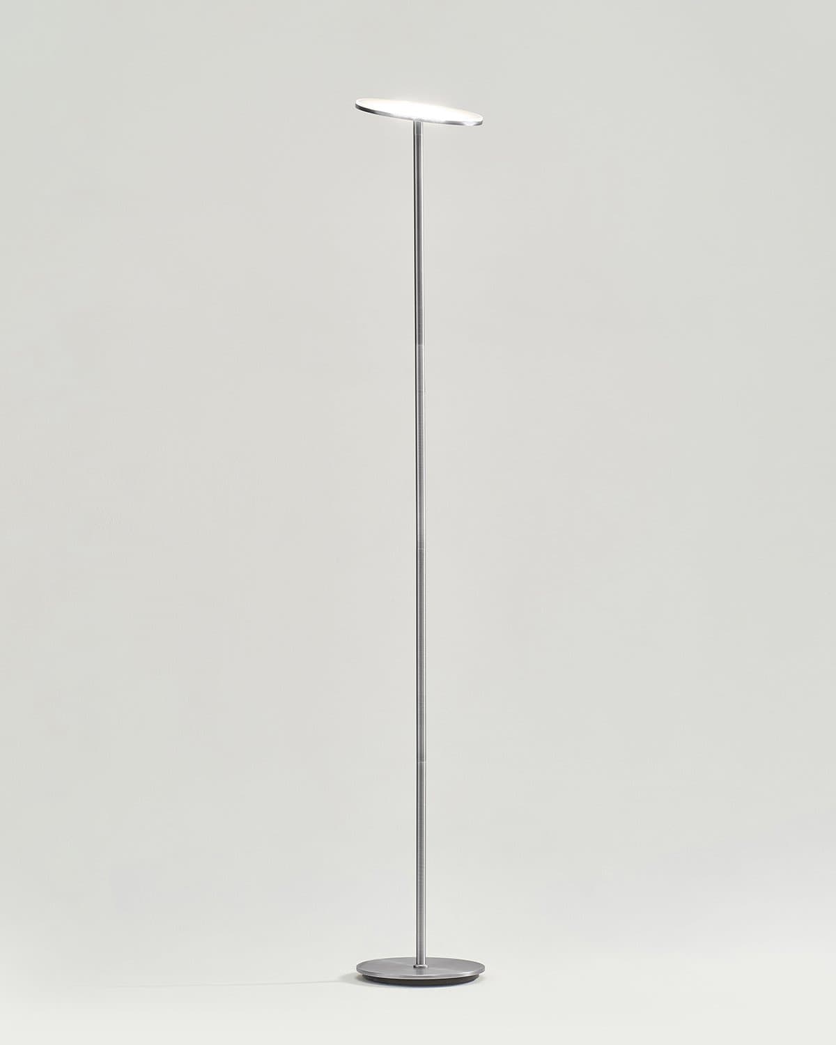 Sky Floor Lamp Brightech Brushed Nickel