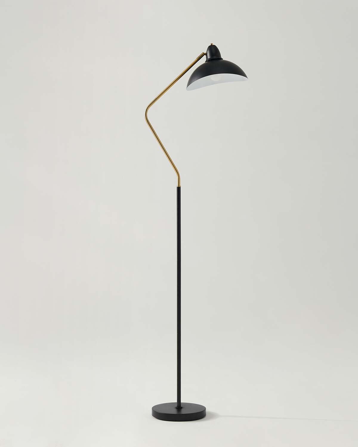 Swoop Floor Lamp Brightech Black