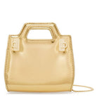 Salvatore Ferragamo Wanda bag interior and magnetic fastening detail