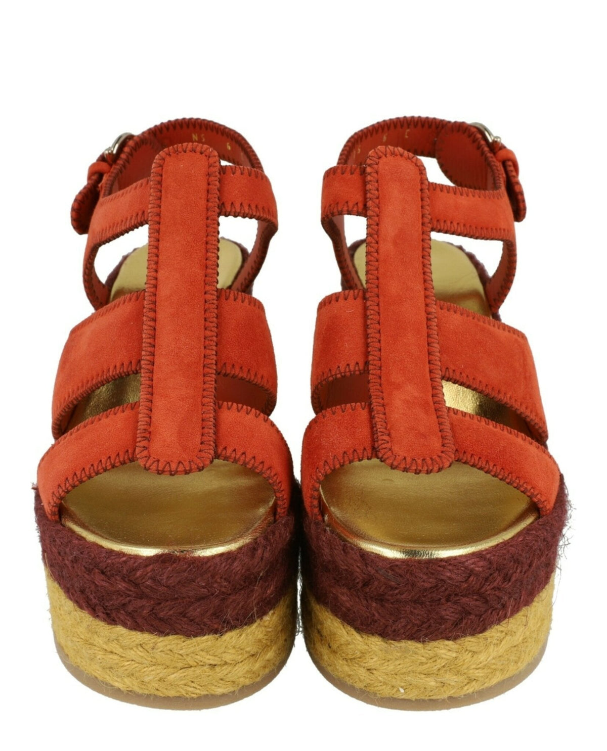 Salvatore Ferragamo Renee espadrille round open toe detail