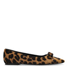 Leopard-print Salvatore Ferragamo Siwar ballet flat, detail of bow at vamp