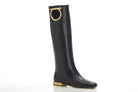 Salvatore Ferragamo Avio 10 boot sole and heel detail with gold-tone hardware