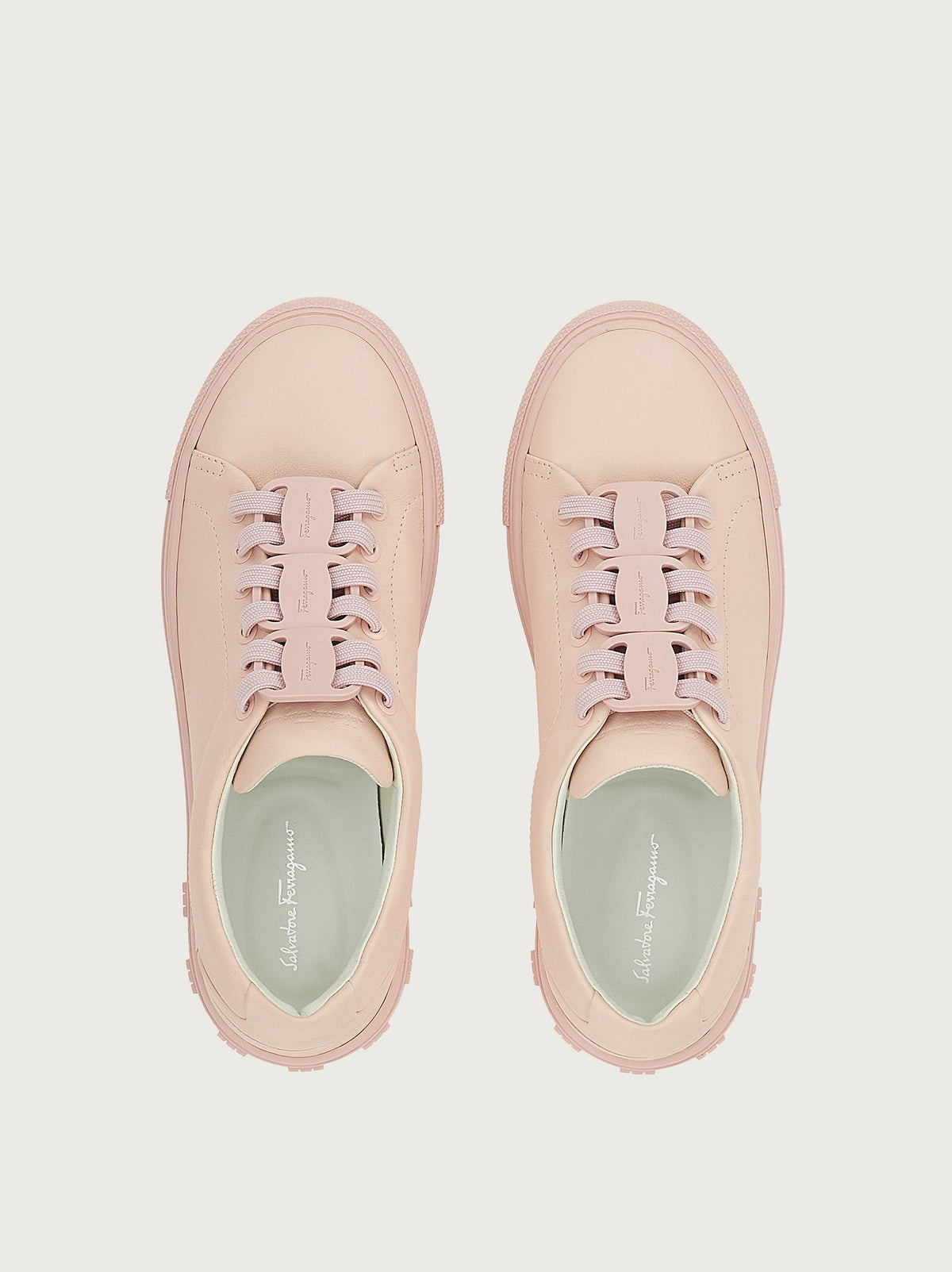 Salvatore Ferragamo Nadine sneaker sole with embossed Gancini motif