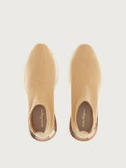 Beige Salvatore Ferragamo Ninette sneaker, front angle view