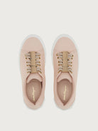 Light pink Salvatore Ferragamo Nadine platform sneaker, front view