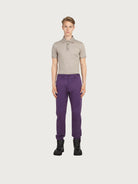 Purple Salvatore Ferragamo sport trousers, back view