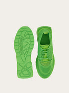 Salvatore Ferragamo Nima sneakers with Gancio-outlined sole, bottom view