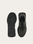 Black Salvatore Ferragamo Nima sneakers, sole detail with Gancini