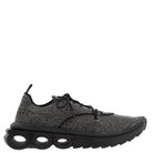 Black Salvatore Ferragamo Nima rhinestone sneakers, top view