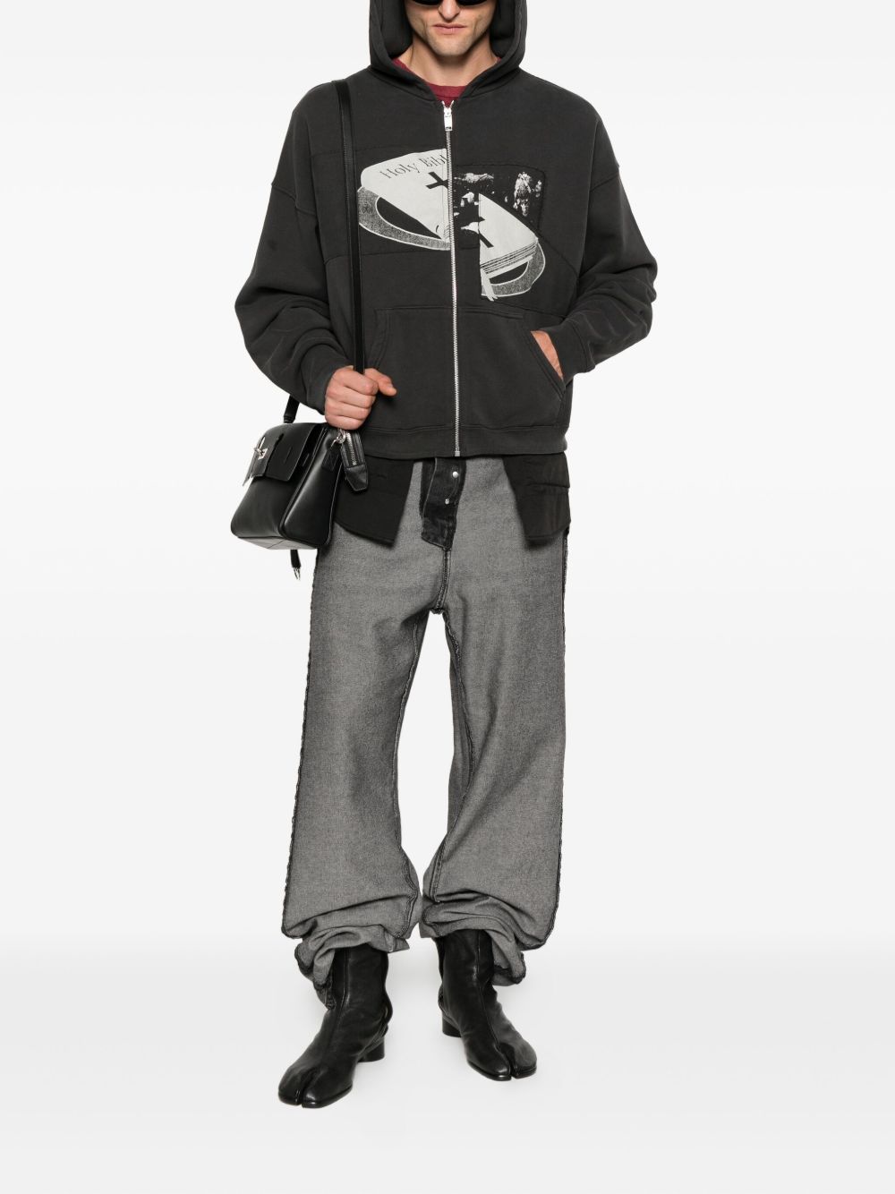 HOLY BIBLE "ASSEMBLAGE" BAGGY ZIP HOODIE ERD - ENFANTS RICHES DEPRIMES