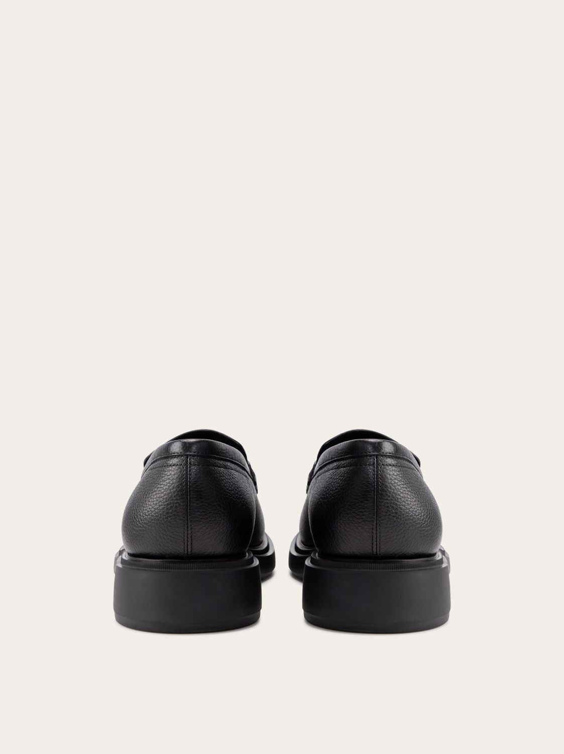 MOCASIN WITH BLACK GANCINI DECORATION Ferragamo