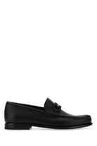BLACK LEATHER LOAFERS Ferragamo BLACK 9
