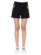 SMILE QUILTED BERMUDA MOSCHINO COUTURE BLACK 40