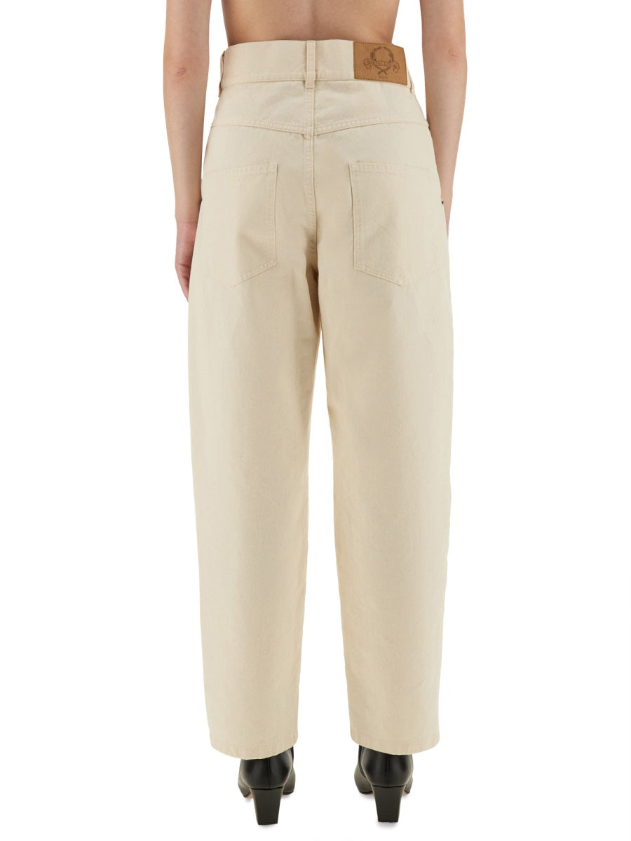 STRAIGHT FIT JEANS MOSCHINO COUTURE BEIGE 38