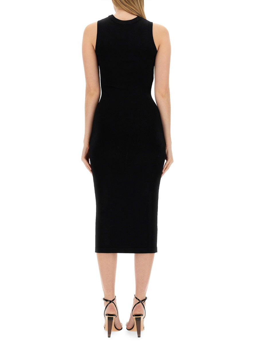 BUTTONED DRESS MOSCHINO COUTURE