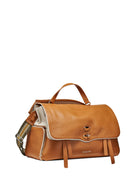 ZANELLATO RACQUET CLUB XL LEATHER MESSENGER BAG WITH SHOULDER STRAP Zanellato