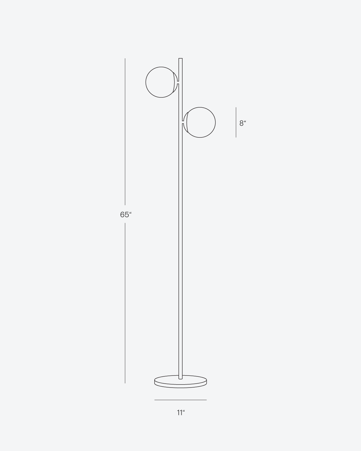 Sphere Floor Lamp Brightech