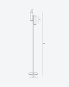 Gemini Floor Lamp Brightech