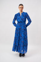 Multicolor floral Sissi maxi dress, front view by Beyond by Vera