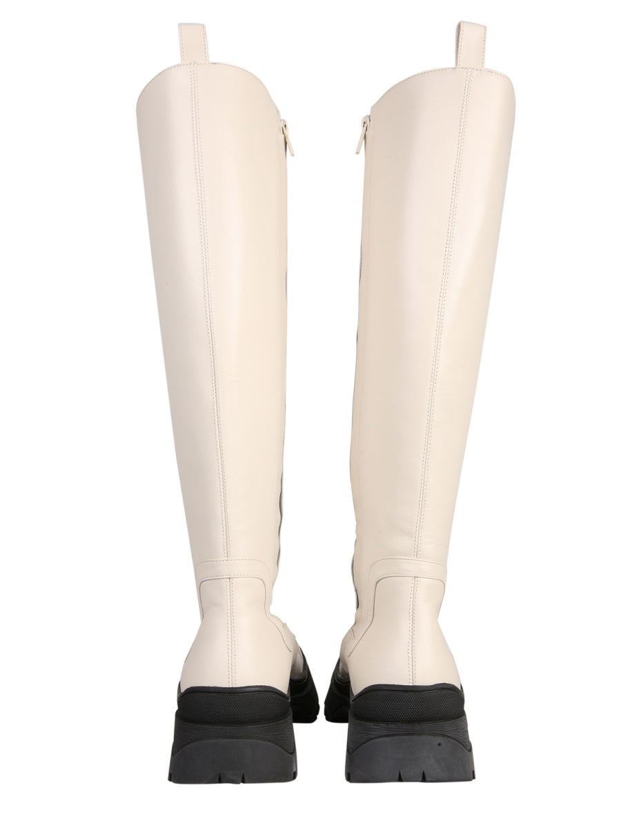 BOW TALL BOOTS STAUD