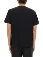 BLACK T-SHIRTS MOSCHINO COUTURE