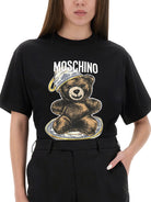 TSHIRT WITH TEDDY PRINT MOSCHINO COUTURE