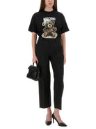 TSHIRT WITH TEDDY PRINT MOSCHINO COUTURE