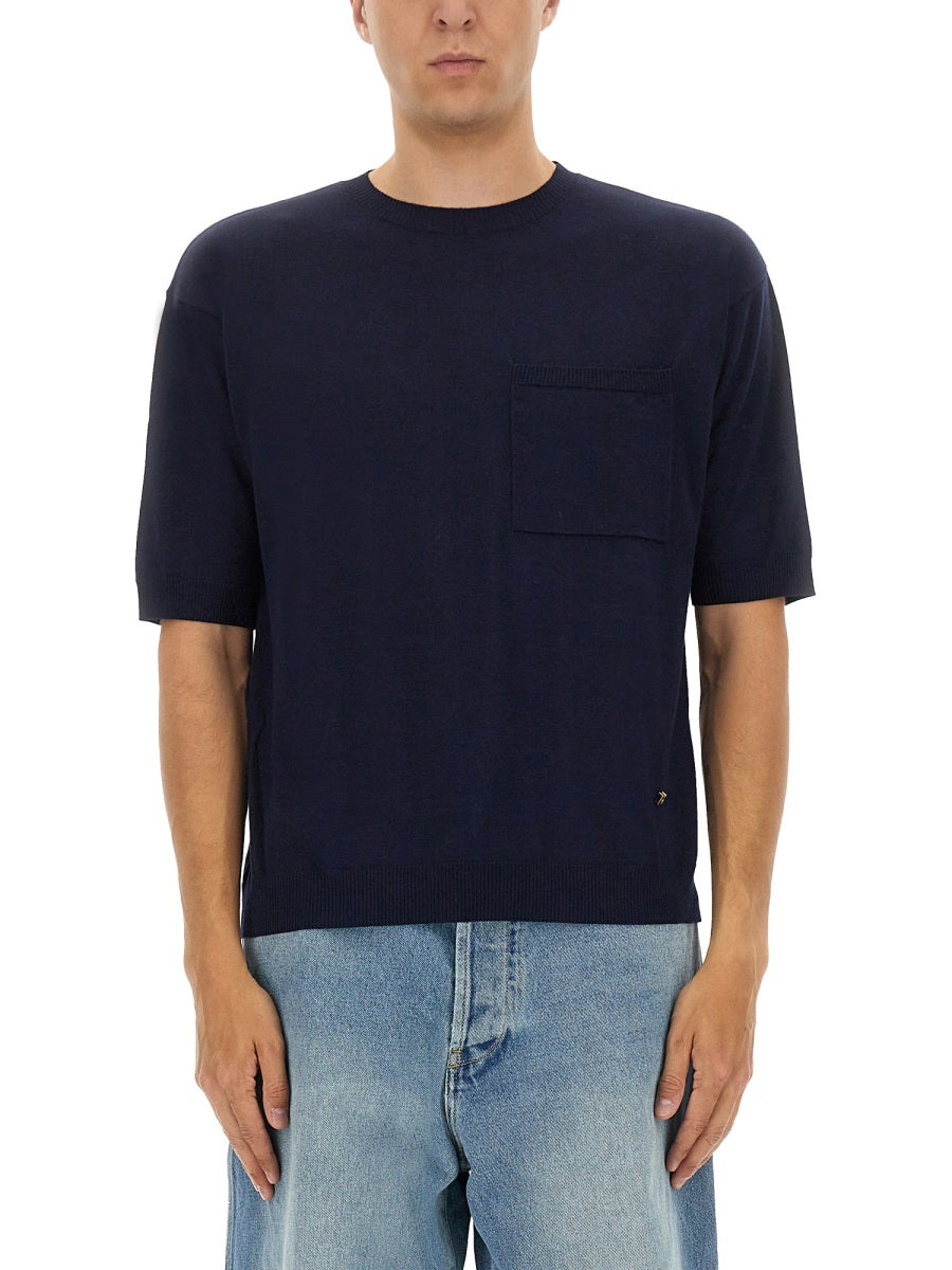 BLUE T-SHIRTS MOSCHINO COUTURE BLUE 50