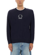 BLUE SWEATER MOSCHINO COUTURE BLUE 48