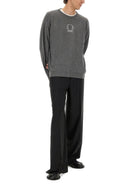 GREY SWEATERS MOSCHINO COUTURE