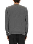 GREY SWEATERS MOSCHINO COUTURE