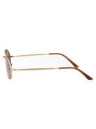 MATTE PALE GOLD METAL SUNGLASSES Giorgio Armani