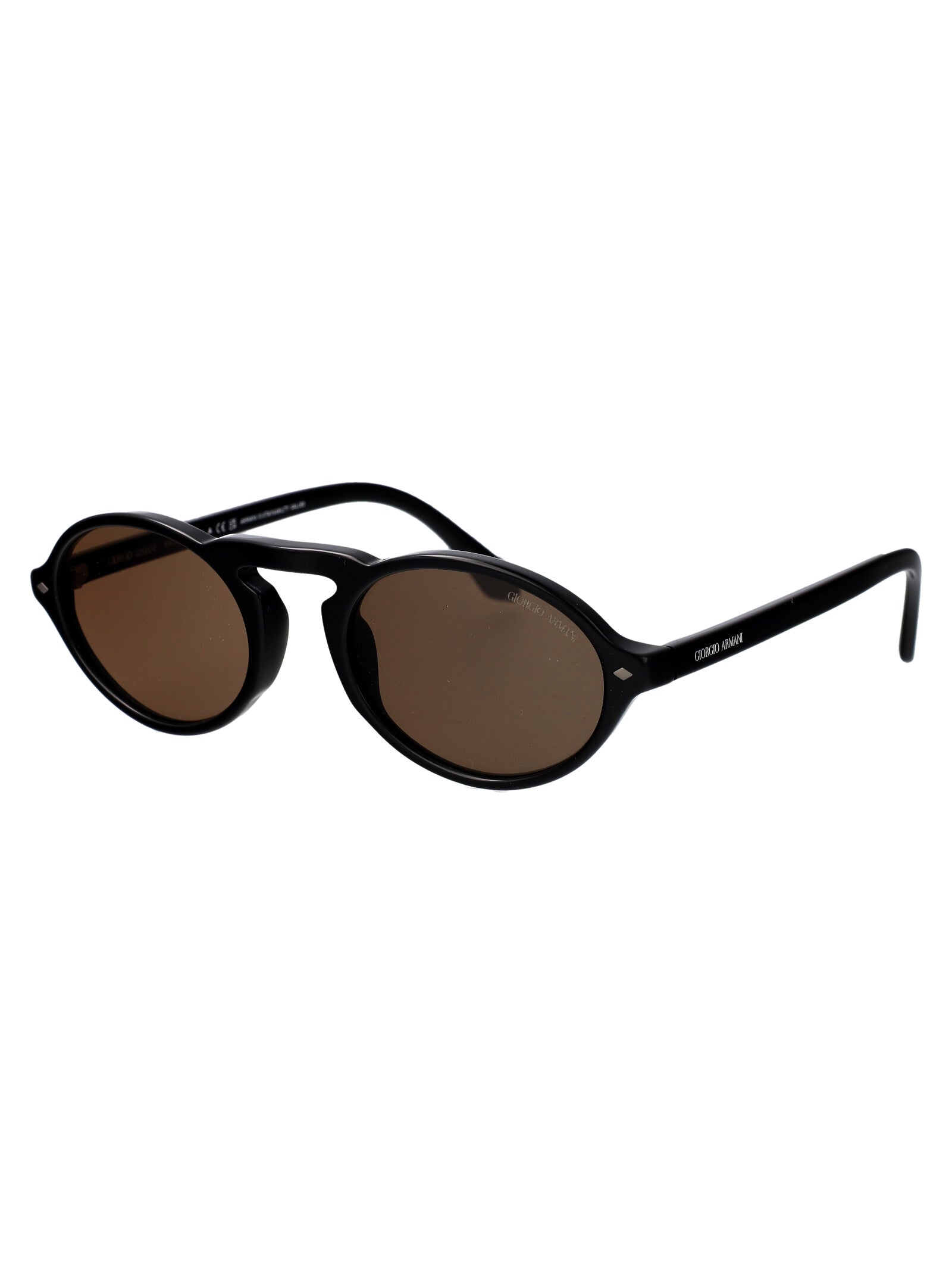 BLACK ACETATE SUNGLASSES Giorgio Armani
