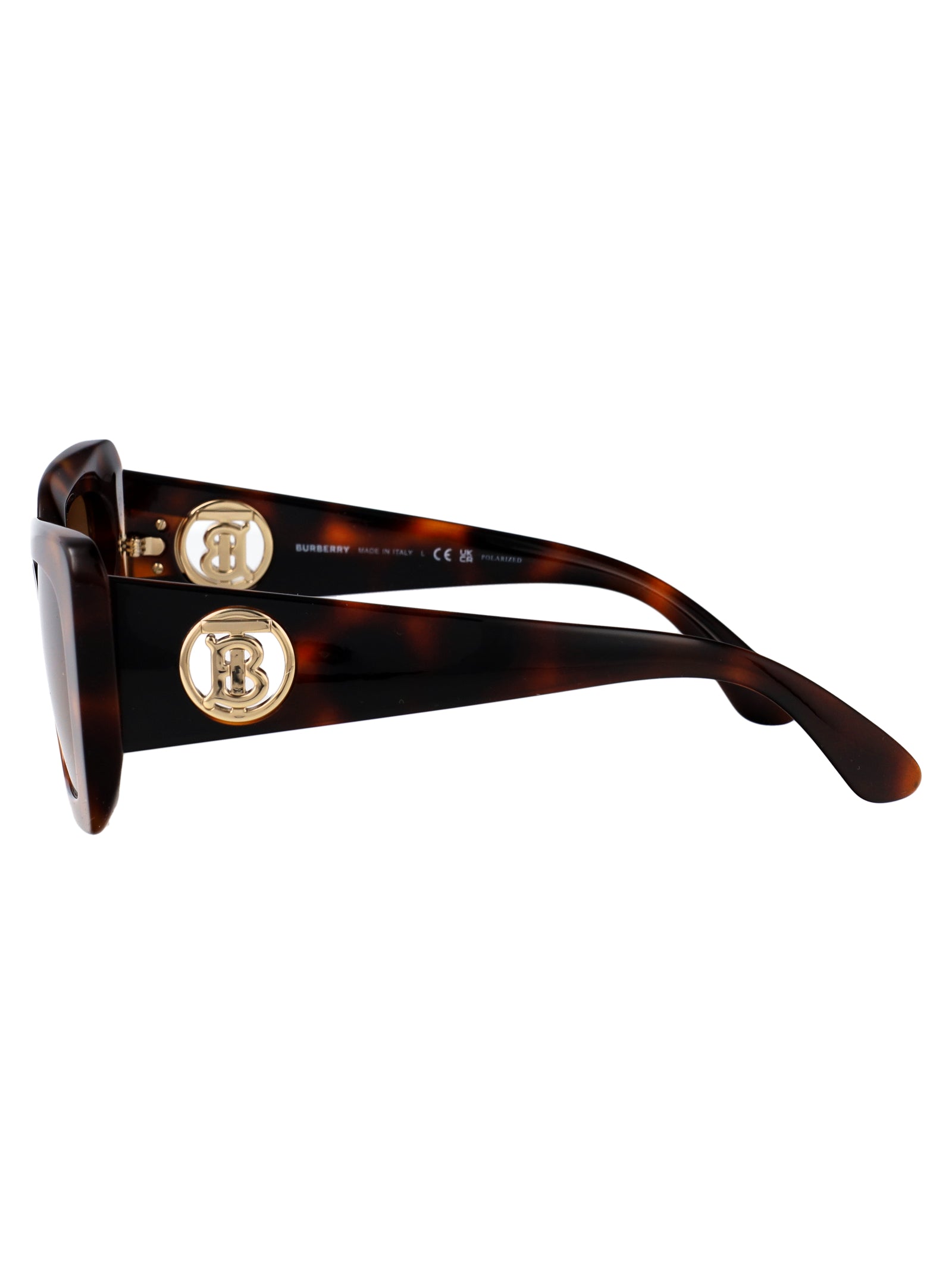 LIGHT HAVANA ACETATE SUNGLASSES Burberry