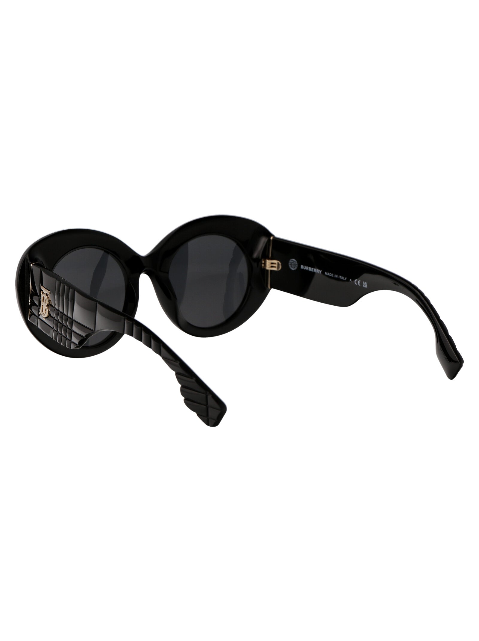 BLACK ACETATE SUNGLASSES Burberry