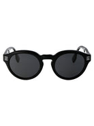 BLACK ACETATE SUNGLASSES Burberry BLACK 50