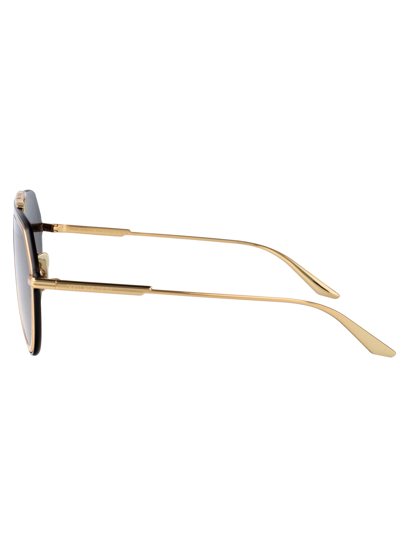 GOLD METAL SUNGLASSES Dolce & Gabbana