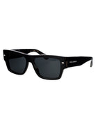 BLACK ON GREY HAVANA ACETATE SUNGLASSES Dolce & Gabbana