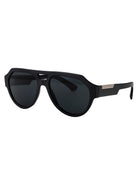MATTE BLACK ACETATE SUNGLASSES Dolce & Gabbana