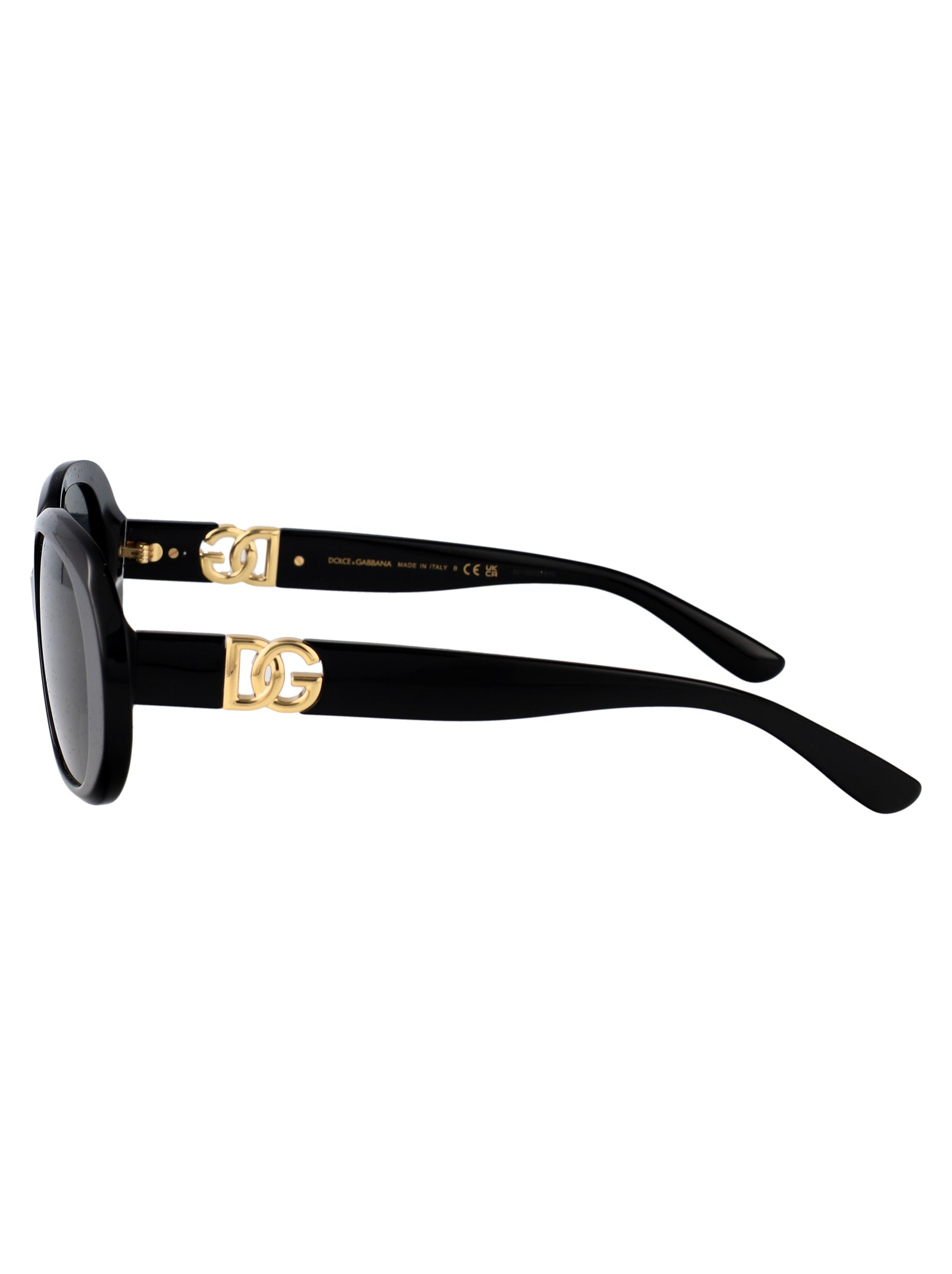 BLACK ACETATE SUNGLASSES Dolce & Gabbana
