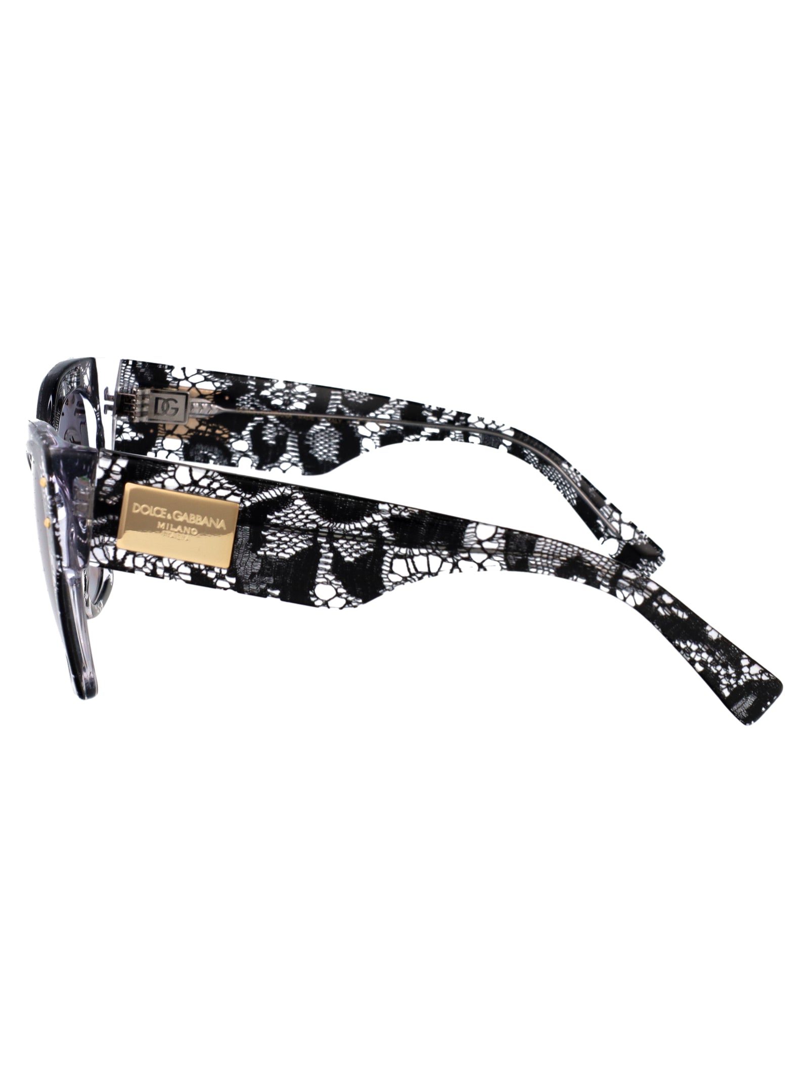 BLACK LACE ACETATE SUNGLASSES Dolce & Gabbana